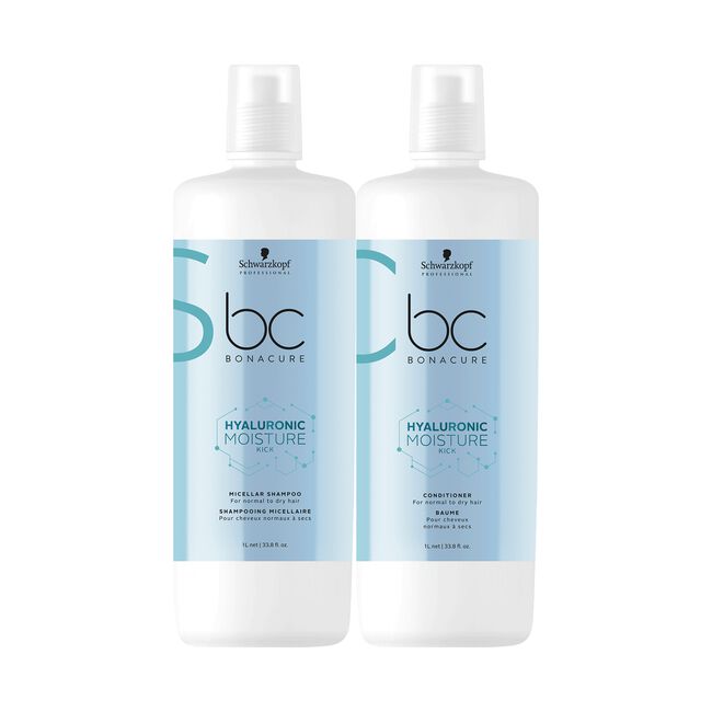 Bonacure Hylauronic Moisture Kick Shampoo, Conditioner Duo