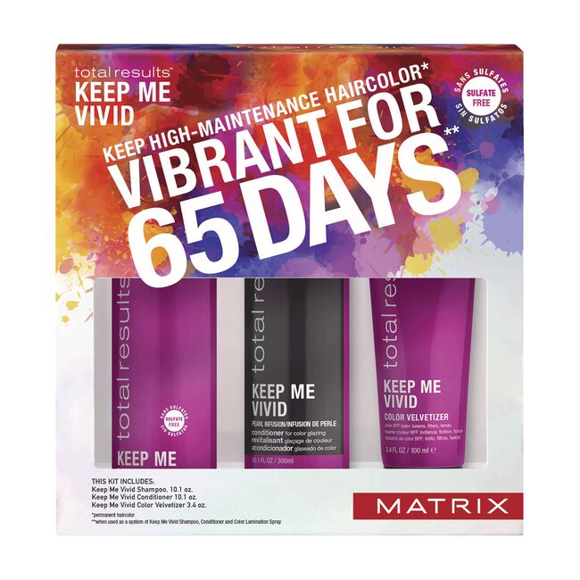 Keep Me Vivid Shampoo, Conditioner, Leave-In