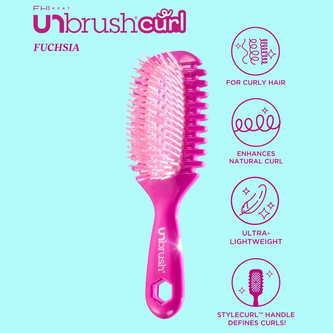 Curl Brush Fuchsia