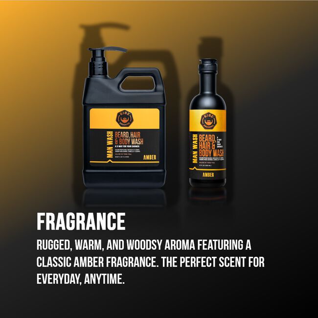 Amber Man Wash BHB (Beard, Hair and Body)