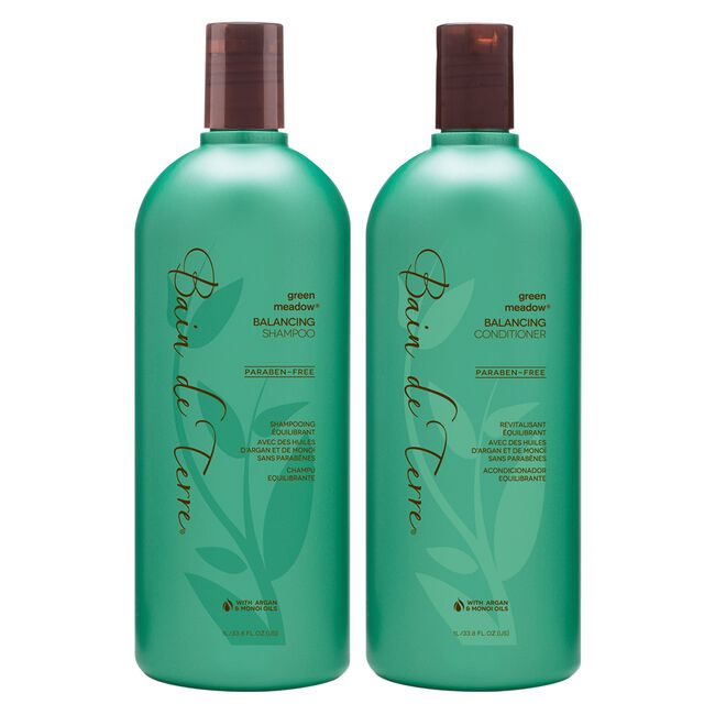 Green Meadow Balancing Shampoo, Conditioner Liter Duo