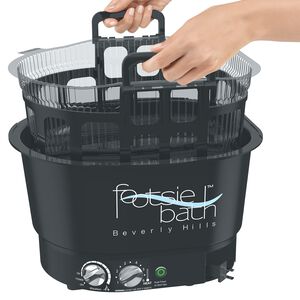 Black Footsie Bath Plus Pedicure Spa