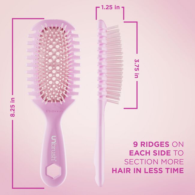 Curl Brush Pink Clouds