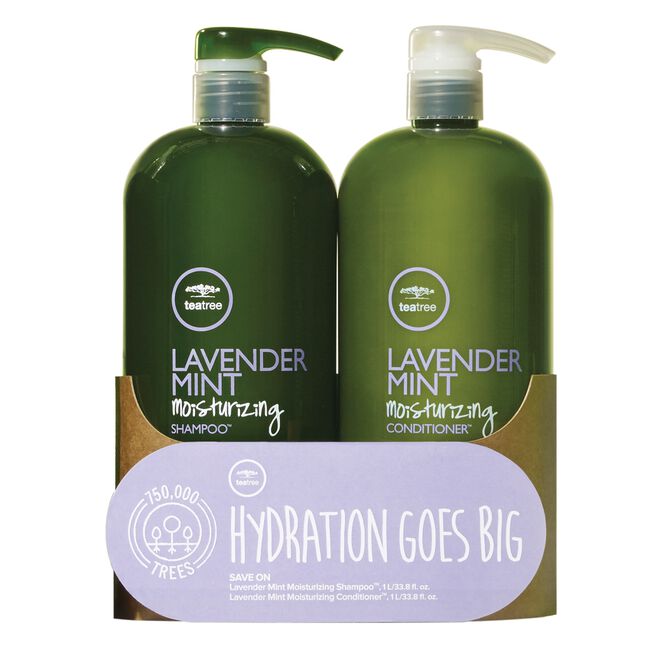 Tea Tree Lavender Mint Shampoo & Conditioner Liter Duo John Paul