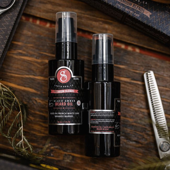 Premium Blends Black Amber Beard Oil
