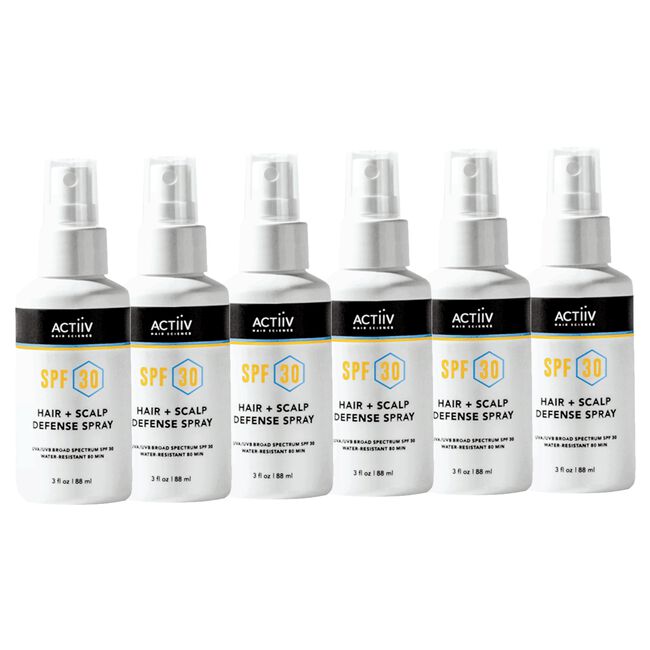 SPF 30 Hair & Scalp Defense Spray Set ACTiiV Hair Science CosmoProf