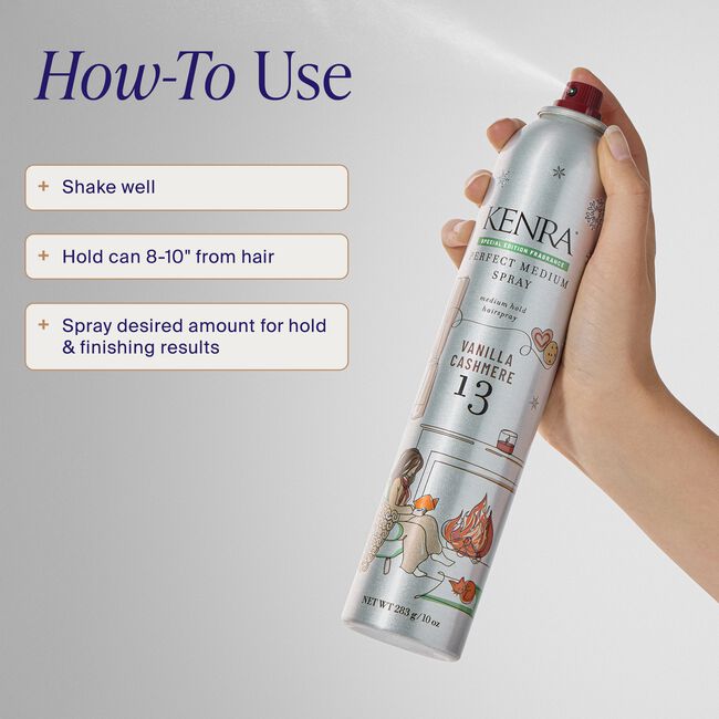 Perfect Medium Spray 80% VOC Vanilla Cashmere