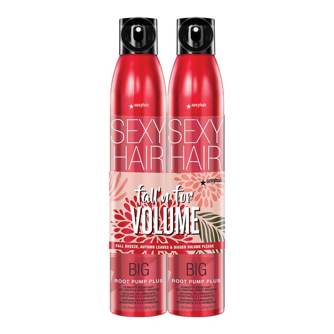 Big Sexy Hair Root Pump Plus Humidity Resistant Volumizing Spray Mousse Duo
