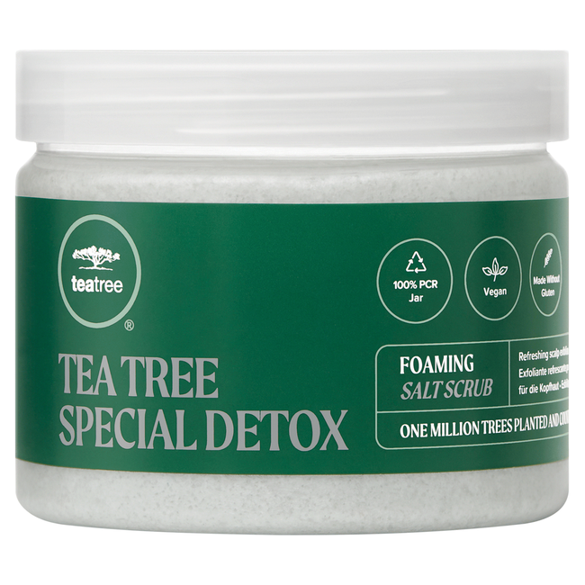 Tea Tree Special Detox Foaming Salt Scrub John Paul Mitchell Systems