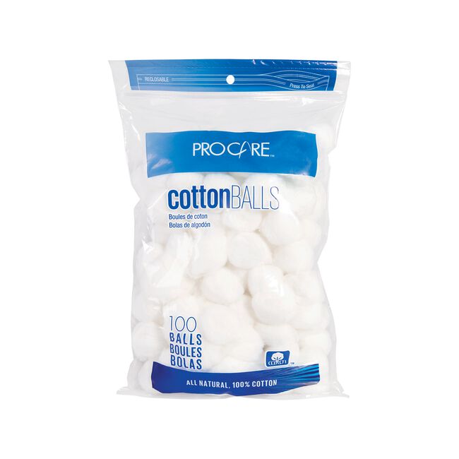 ProCare Triple Size Cotton Balls - 100 Count