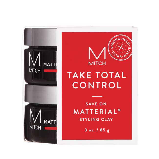 Mitch Matterial Strong Hold Styling Clay Duo John Paul Mitchell