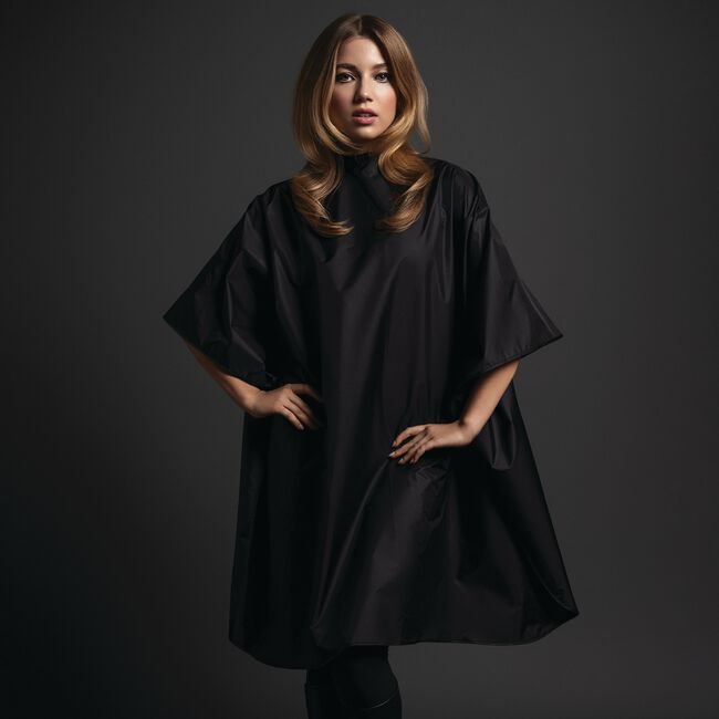 Premium Client All Purpose Salon Cape Black