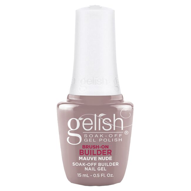 Mauve Nude Brush-On Builder Soak-Off Gel Polish