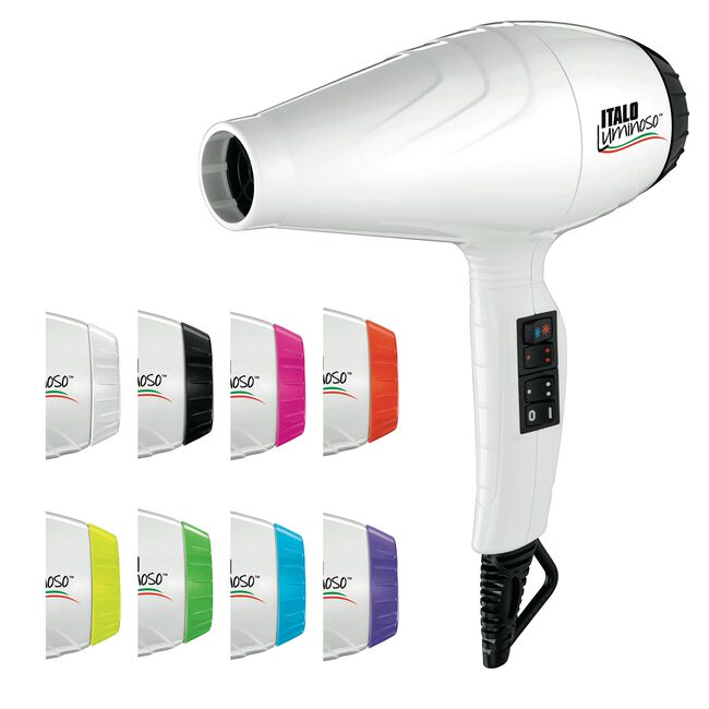 Babyliss Pro Italo Luminoso Dryer - White