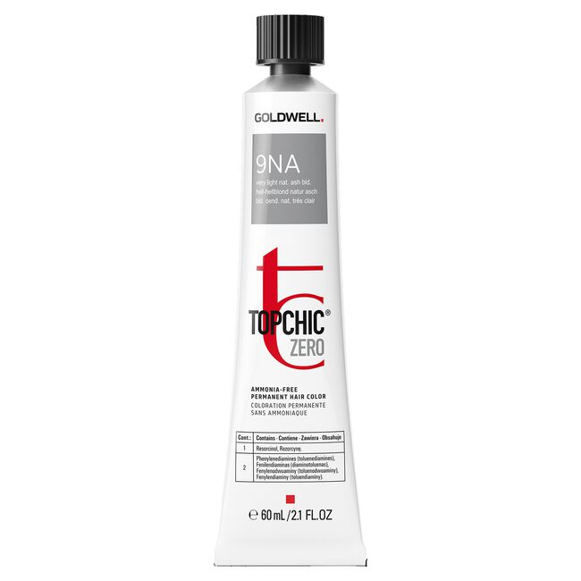 9NA Very Light Natural Ash Blonde Topchic Zero Ammonia-Free Permanent Color