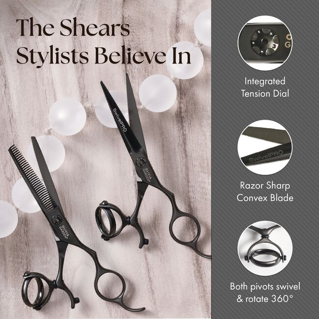 SwivelPro Titanium 6 Inch Shear with Thinner