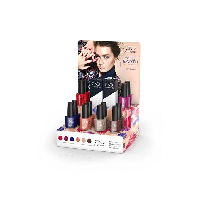 Vinylux Wild Earth Collection - 14 Count Display