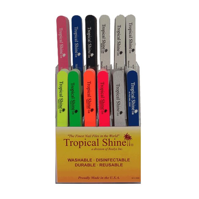 Tropical Shine Nail Files Display Robanda CosmoProf
