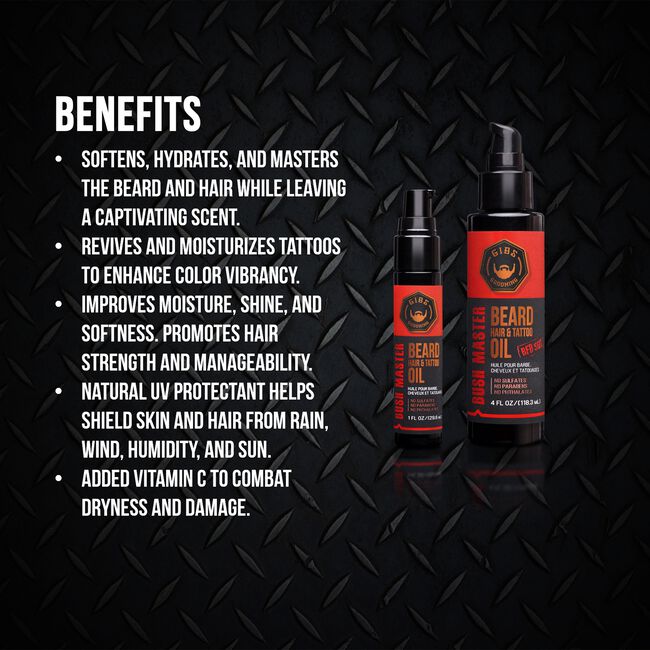 Bush Master Beard, Hair & Tattoo Oil