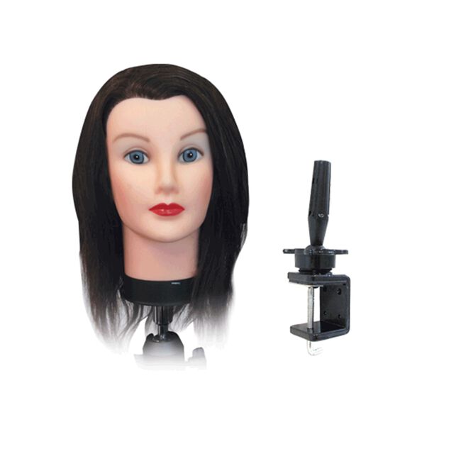 Salon Care Miss Heather Mannequin Head with Holder