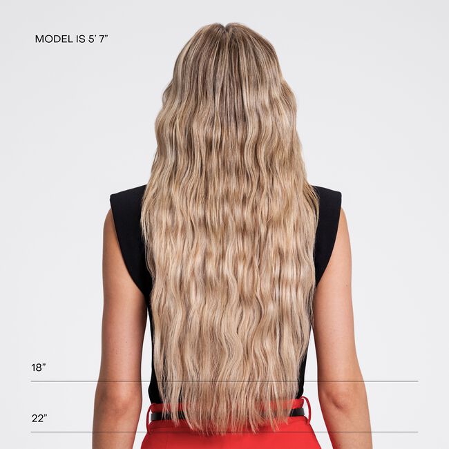 7N Medium Blonde 18 Inch Hybrid Weft
