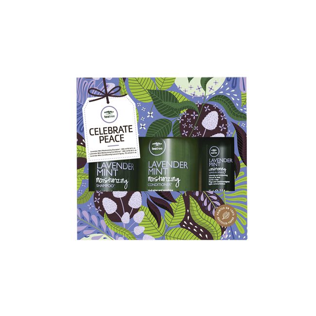 Tea Tree Lavender Mint Shampoo, Conditioner, Leave-In Spray