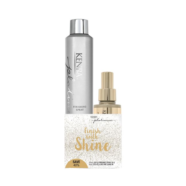 Finishing Spray #26, Platinum Luxe One Leave-In Spray