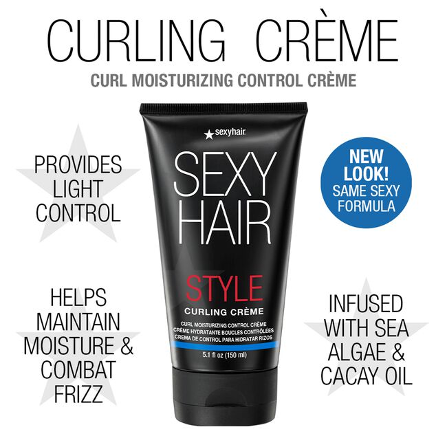 Style Sexy Hair Curling Creme Curl Moisturizing Control Creme