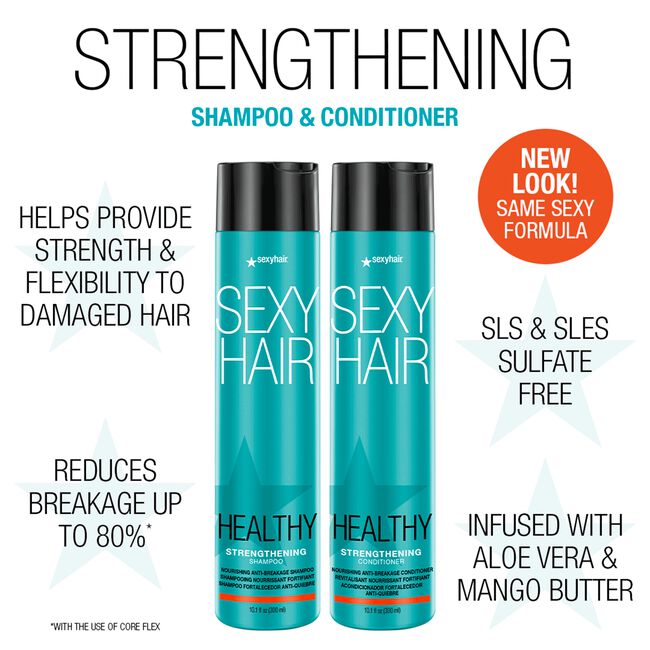 Healthy Sexy Hair Strengthening Nourishing Anti-Breakage Shampoo