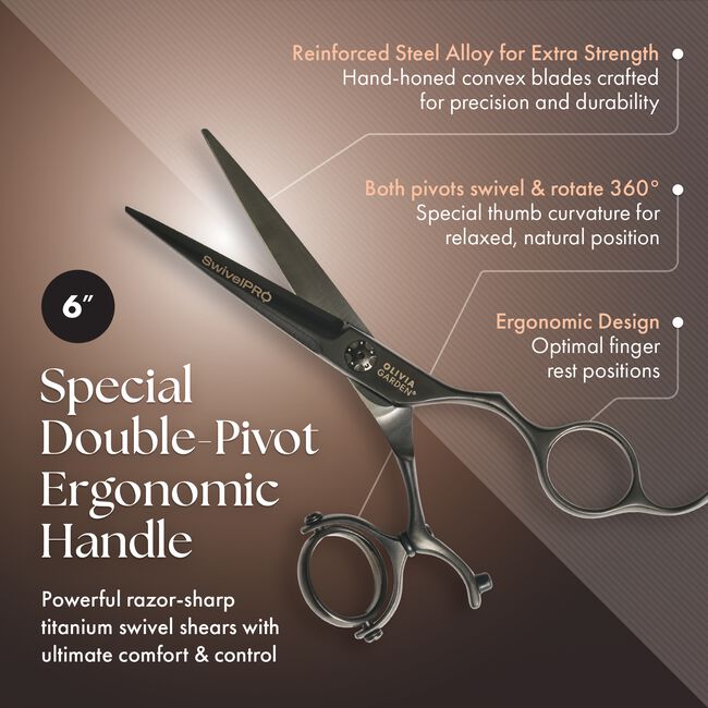 SwivelPro Titanium 6 Inch Shear with Thinner