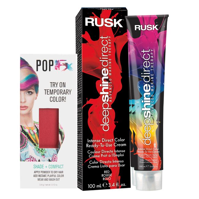 Free Deepshine Direct Red with purchase PopFX Red - Rusk | CosmoProf