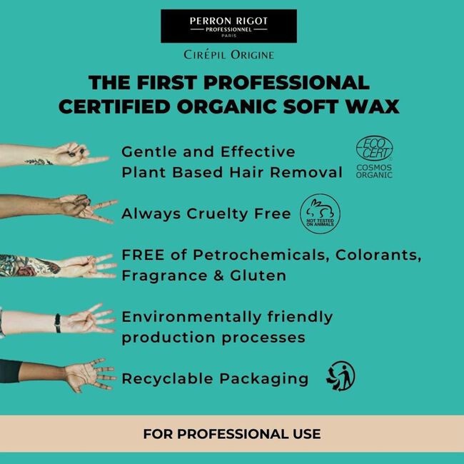 Origine Certified Organic Depilatory Strip Disposable Wax Cirepil
