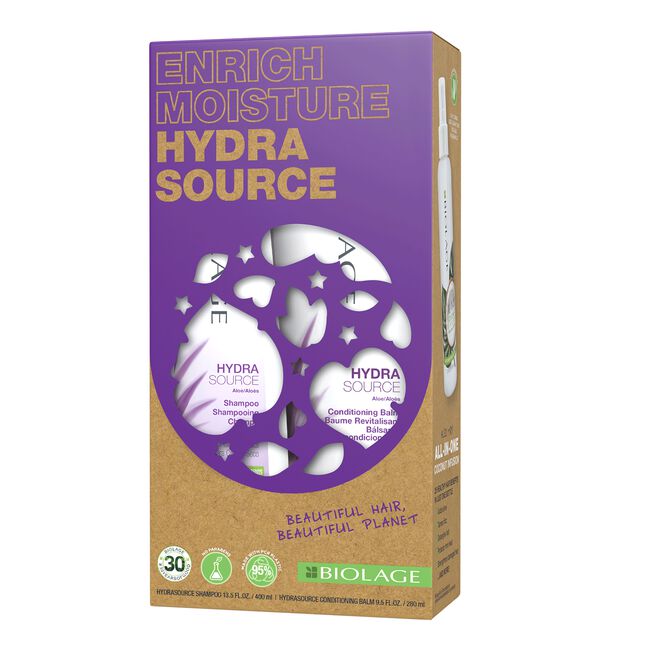 HydraSource Shampoo, Conditioning Balm Holiday Set