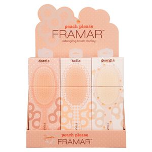 Peach Please Detangler Brush Display