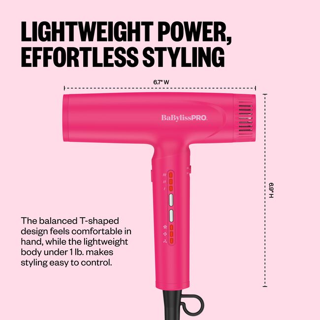 Limited Edition Nano Titanium Light Ionic Dryer