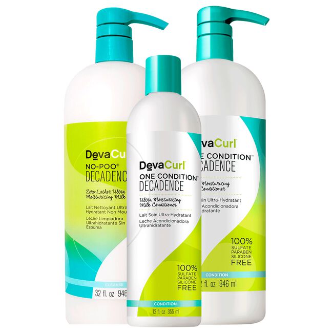 Super Curly No-Poo Decadence, One Conditioner Decadence
