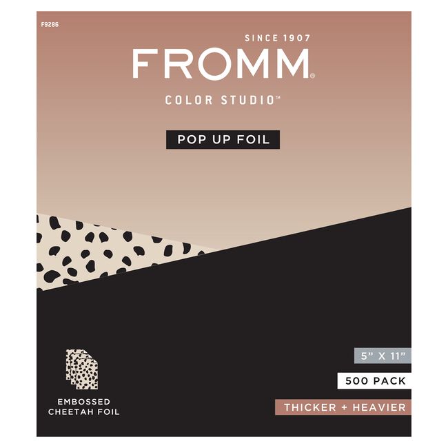 5 x 11 Embossed Pop Up Foil Cheetah Print