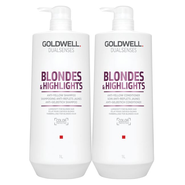 Dualsenses Blonde & Highlights Shampoo,Conditioner Liter Duo