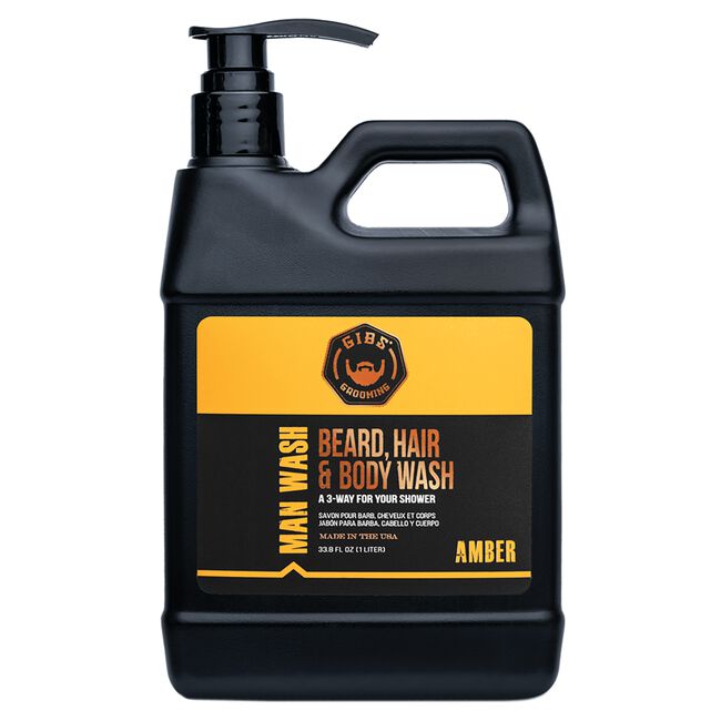 Amber Man Wash BHB (Beard, Hair and Body)