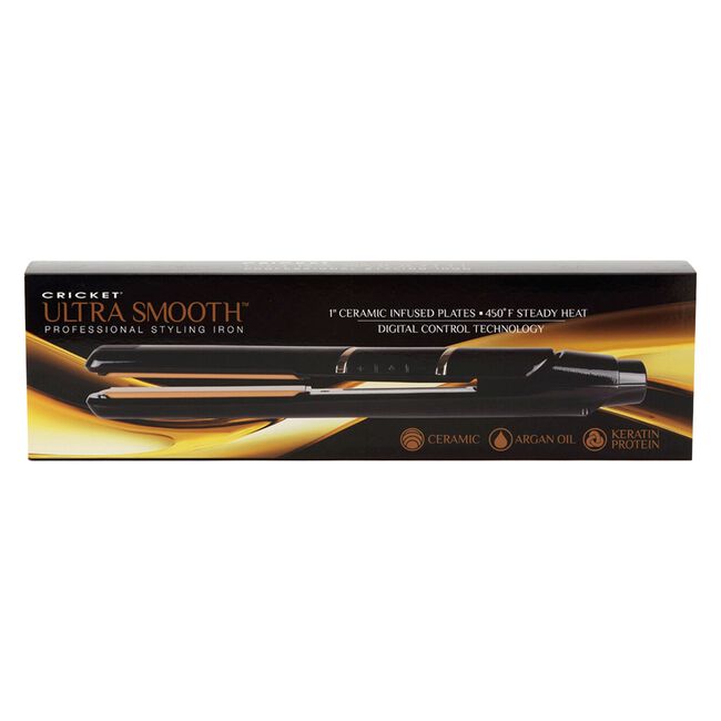 Ultra Smooth Styling Iron 1 Inch - Black