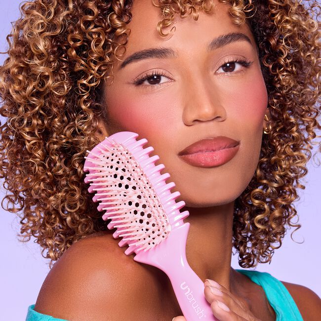 Curl Brush Pink Clouds