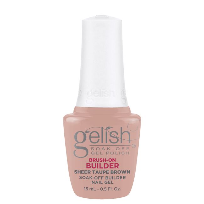 Sheer Taupe Brown Structure Brush-On Builder Gel