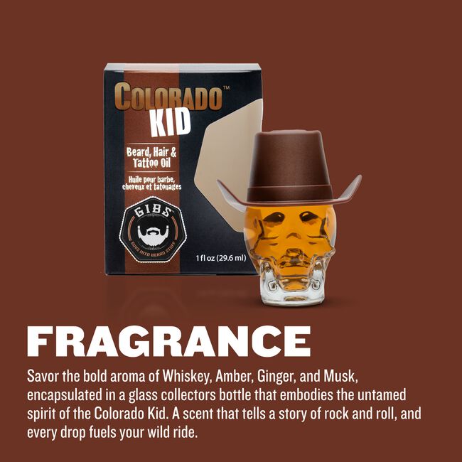 Colorado Kid Beard, Hair  & Tattoo Oil