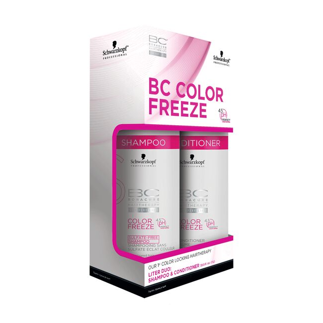 Bonacure Color Freeze Shampo, Conditioner, Pump Liter Duo