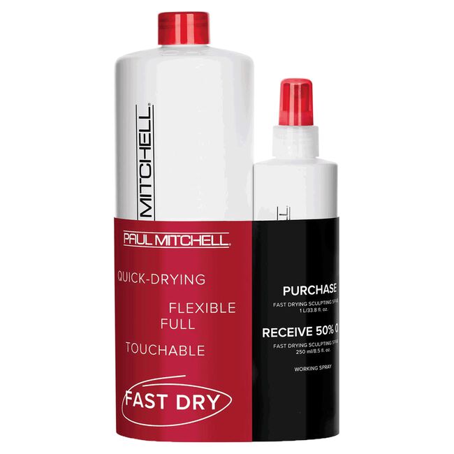 Flexible Style Fast Drying Sculpting Spray 55% VOC Duo