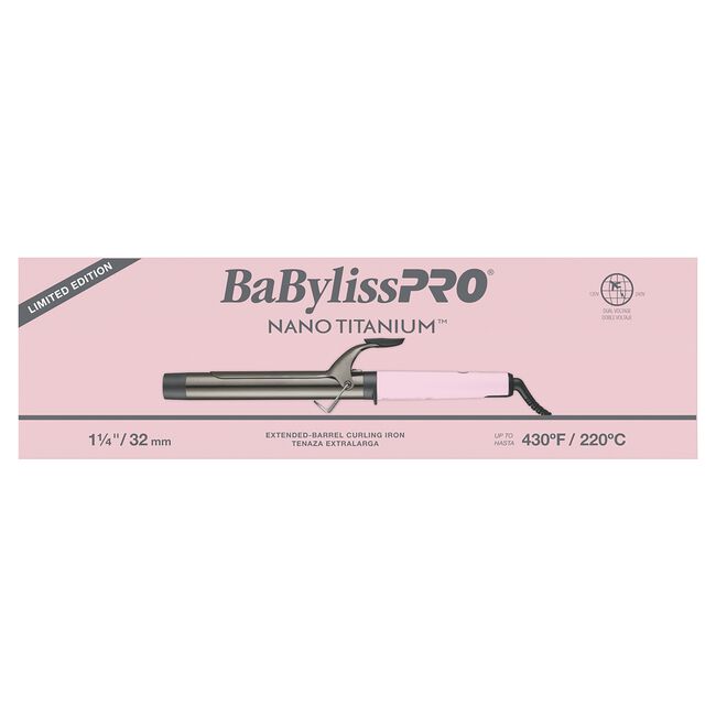 Pink Nano Titanium 1.25 Inch XL Curling Iron