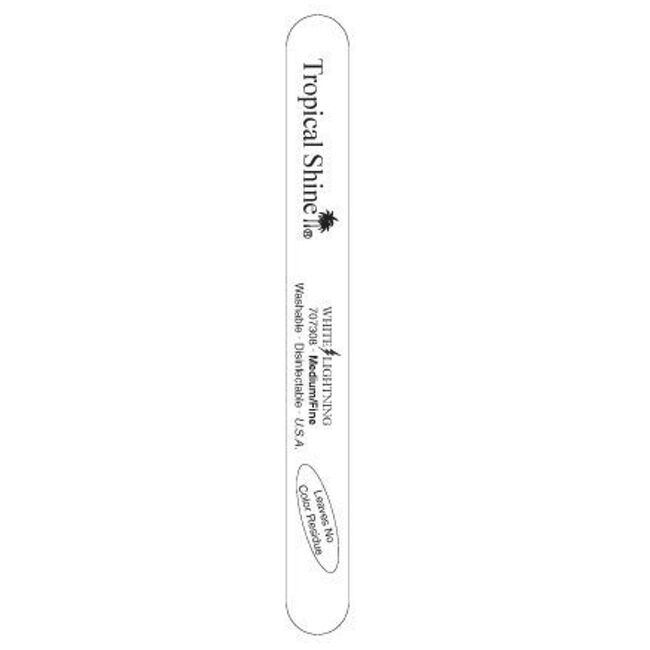Tropical Shine White Lightning File 180/240 grit - 12 count