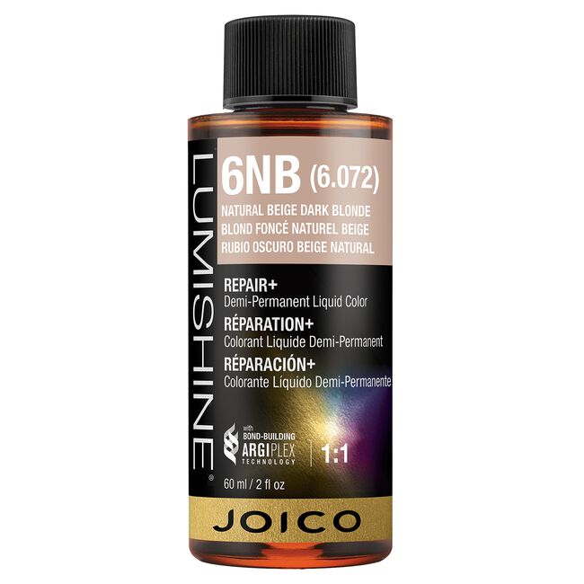 6NB Natural Beige Dark Blonde Demi-Permanent Liquid Hair Color