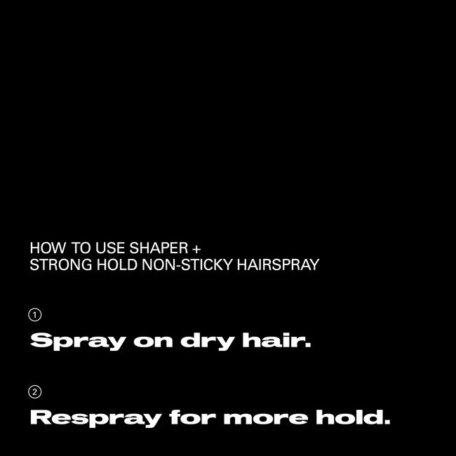 Shaper+ Strong Hold Non-Sticky Hairspray 50% VOC