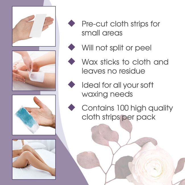 Large Non-Woven Cloth Waxing Strips